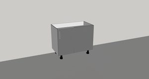 Products: Floor cabinet - blind panel & 1 door with pull out mechanism JAG Express