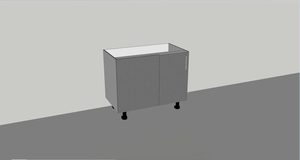 Floor cabinet - blind panel & 1 door with shelf JAG Express