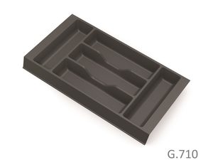 Products: Cutlery insert - 266mm - wing on 1 side - GREY JAG Express