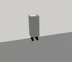 Products: Floor cabinet shallow - 1 door JAG Express