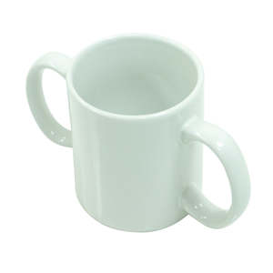 Daily Living Essentials: Two Handled Ceramic Mug