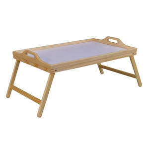 Staff Picks: Folding Wooden Bed Tray with Handles