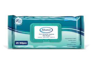 Advance 3 in 1 Personal Hygiene Wet Wipes