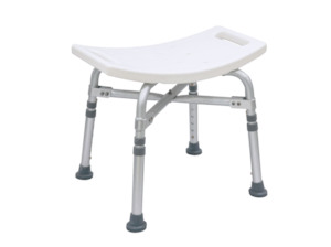 Aluminium shower stool heavy duty