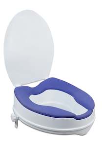 Raised Toilet Seat with TPR Padding 4"