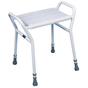 Strood Shower Stool Aluminium Height Adjustable