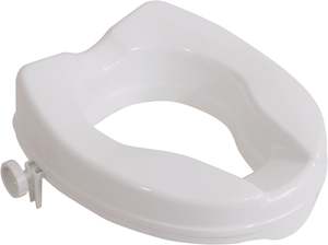 Heavy Duty Range: Viscount Raised Toilet Seat 4” without lid