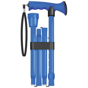 Gel Handled Folding Walking Stick