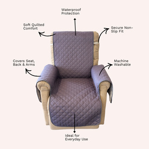 Recliner Protector with Arms