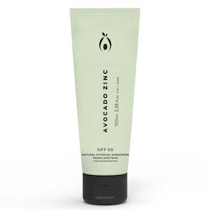 Avocado Zinc: Avocado Zinc SPF 50 Natural Physical Sunscreen 100ml
