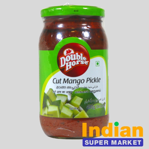 Double Horse Cut Mango Pickle 400 Gm - Indian Supermarket