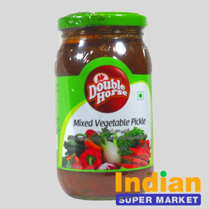 Products: Double Horse Mixed Vegetable Pickle 400 Gm - Indian Supermarket