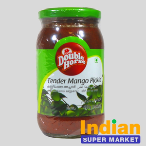Products: Double Horse Tender Mango Pickle 400 Gm - Indian Supermarket