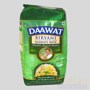 Products: Daawat Biryani Basmati Rice 1 Kg - Indian Supermarket