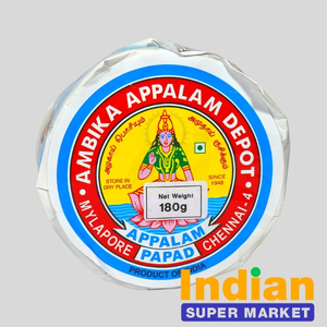 Products: Ambika Appalam Papad 180 Gm - Indian Supermarket