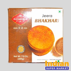 Products: Annapoorna / Deep Jeera Bhakhari 200 gm - Indian Supermarket