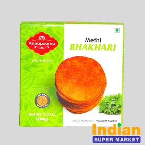 Annapoorna / Deep Methi Bhakhari 200 gm - Indian Supermarket