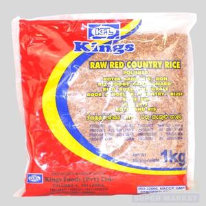 Kings Raw Red Country Rice 1 KG - Indian Supermarket