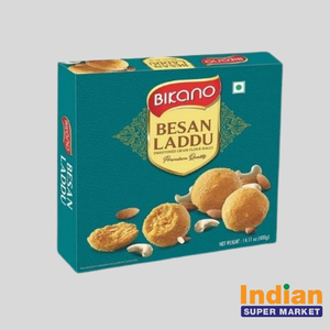 Products: Bikano Besan Laddu 400Gm - Indian Supermarket