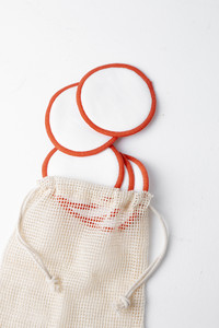 All: reusable cleansing face pads (5) w mesh laundry bag