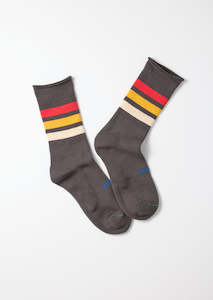 Socks: Fine Pile Striped Socks