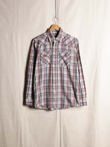 Mens Shirting: Wrangler - Check Western Shirt