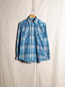 Mens Shirting: Pendleton - 80s Oxford Check Western Shirt