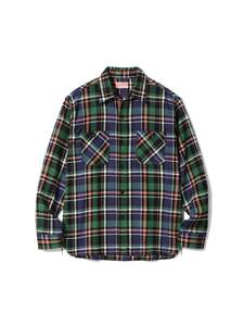 Mens Shirting: Twill Plaid Flannel Work Shirt