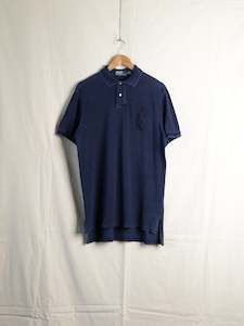 Mens Shirting: Polo Ralph Lauren - Indigo Pique Polo