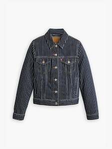 Womens Jackets: Original Trucker Jacket - Partly Masked