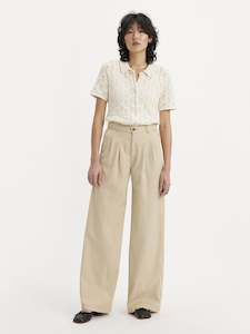 Pleated Wide Leg Trousers