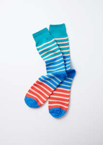 Multi Marine Stripe Socks - Multi
