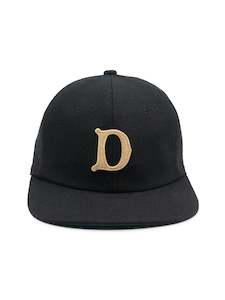 H W Dog Co: D Baseball Cap - Black