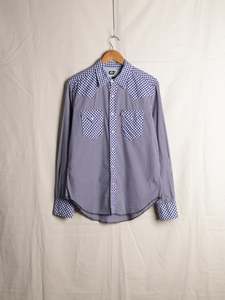 Mens Shirting: Engineered Garments - Gingham Western Shirt