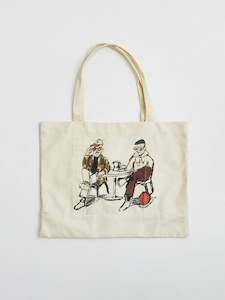 Brotherwolf: Sketch Tote Bag - Off White