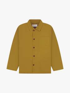 Mens Jackets: 3001 Canvas Overshirt - Dijon