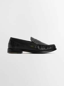 Linford Loafer - Black Tumbled