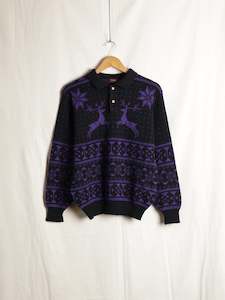 Mens Sweats Hoods: Chaps by Ralph Lauren - Stag Knit Polo