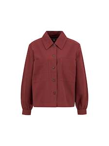 Willow Overshirt - Burnt Henna