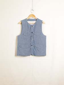 Mens Jackets: orSlow - Chambray Vest