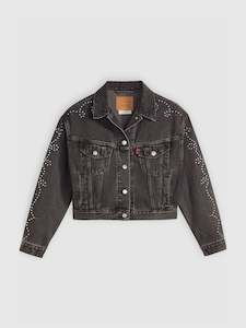 Shrunken 90s No Pleat Trucker - Bejeweled