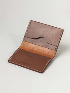 Driving Wallet Brandy W/ Tan