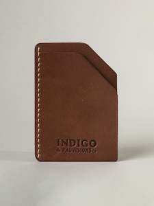 Indigo & Provisions Card Sleeve Brandy