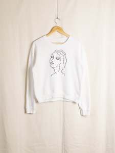 Recycle Womenswear: Paloma Wool - Embroidered Face Sweatshirt
