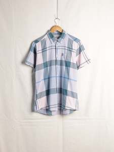 Mens Shirting: Barbour - "Douglas" S/S Tailored Fit Madras Shirt