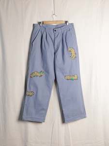 Brain Dead - Caterpillar Wide Leg Pleated Trousers