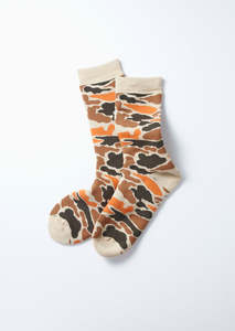 Pile Camo Crew Socks