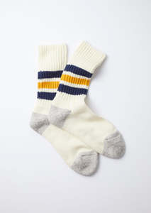 Rototo Socks: Course Rib Old School Crew Socks