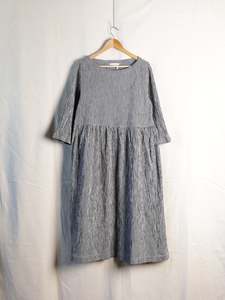 Toast - "Freya" Crinkle Gingham Dress