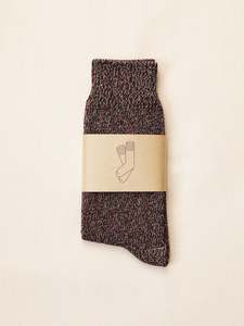 Twisted Yarn Socks - Pōhutukawa